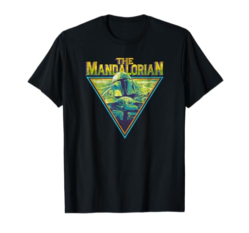 T-shirt Grogu Star Wars The Mandalorian avec imprimé effet usé vintage