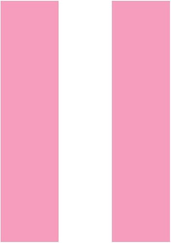 Blooming Wall Papel tapiz extraíble de rayas anchas blancas y rosas papel tapiz de vinilo autoadhesivo decorativo rosablanco 177 x 394 pulgadas