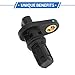 VekAuto No.55562744 Crankshaft Position Sensor for Chevy Cruze 1.4 2011-2015 Sturdy Metal Plastic Black Engine Crank CKP Sensor