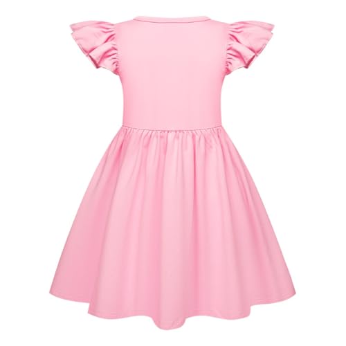 Vestidos para Niñas Wrap Solid Color Dress2