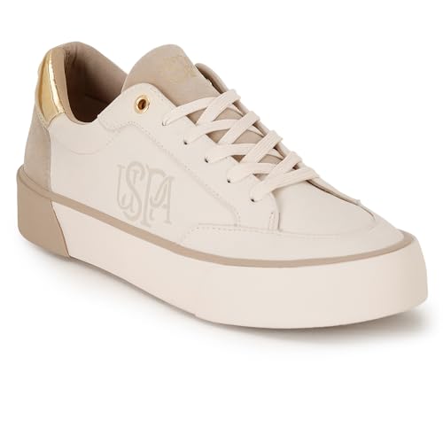 Image of U.S. Polo ASSN. Lydia 3.0 Nude Chunky Sneaker Shoes