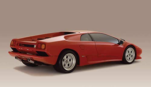 Italeri 510103685-1:24 Lamborghini Diabolo - originalgetreue Nachbildung, Modellbau, Plastik Bausatz, Basteln, Hobby, Kleben, Modellbausatz, Zusammenbauen, unlackiert, Mehrfarbig, Mittel – Bild 4