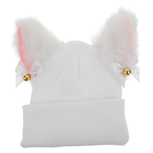 Healeved Funda para Casco de Esquí Elástica y Lavable Tamaño 55-62 CM Diseño de Gato Blanco Protector Suave contra Arañazos y Ruido para Deportes de Invierno Color Color Aleatorio