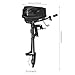Electric Outboard, 5HP 1200W Outboard Motor Short Shaft Rubber Boat Fishing Boat Kayak Engine with 180 ° Rotatable Bracket for Inflatable Fishing Boats Yachts Water Sport Tools, 3307lbs Thrust