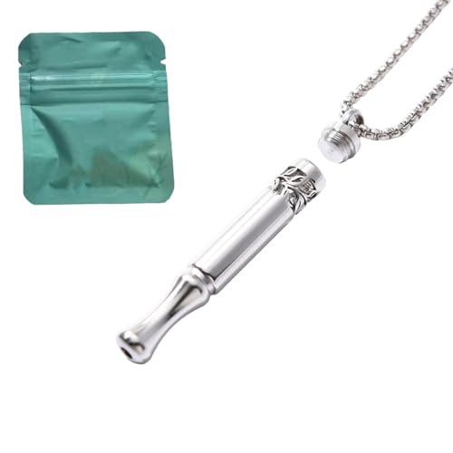 Breathing Necklace with 1 Pack Mint Refill Pods, Breathefree Resistance