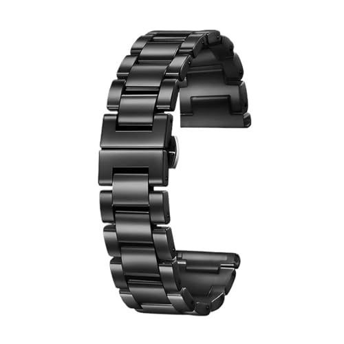 Bracelet montre céramique 22mm idéal du bureau aux soirées chic