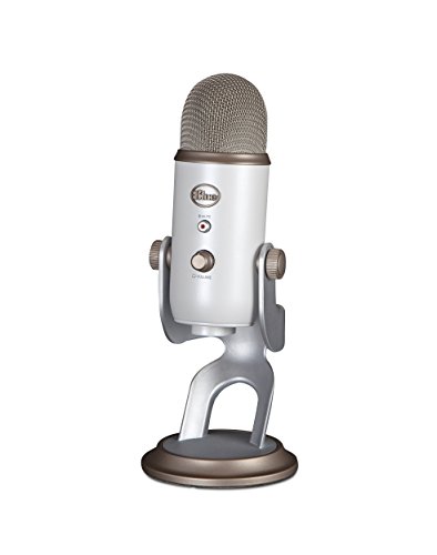 Blue Yeti Microphone USB Vintage Vintage Blanc