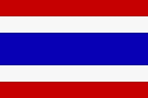 Adesivo per auto bandiera della Thailandia 8 x 5 cm
