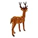 Christmas Standing Reindeer Simulation Deer Christmas Decoration Reindeer Ornament Table Decor Home Decoration(30CM/11.81inch)