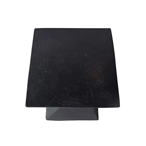 Christopher Knight Home Jerod Light-Weight Concrete Accent Table, Black #TOP5