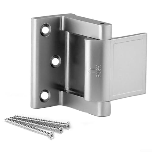 Door Lock Reinforcer Privacy Door Latch Swinging Door Extra High Resistance Home Doors Security Locks