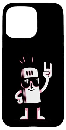 Cool Marker Rock On Funny Teacher �A�[�e�B�X�g �O���t�B�b�N �L�����N�^�[ �X�}�z�P�[�X iPhone 15 Pro Max �p