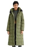Orolay Women's Long Puffer Down Coat Warm Maxi Jacket with Hood ArmyGreen M
