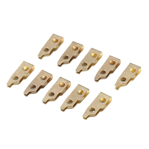 eufeifeiegds 8504 8509 8148 8591 1919 電動ヘアカッティングマシン電源スイッチ榴散弾バリカンスペアパーツ用10個(Gold)