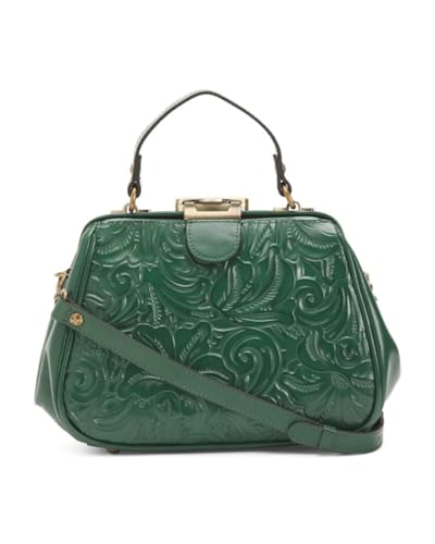 Image of Patricia Nash Gracchi Satchel Leather Handbag Purse