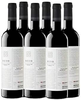 Beso de Rechenna Crianza - Vino Tinto Requena - 750 ml - Pack de ...