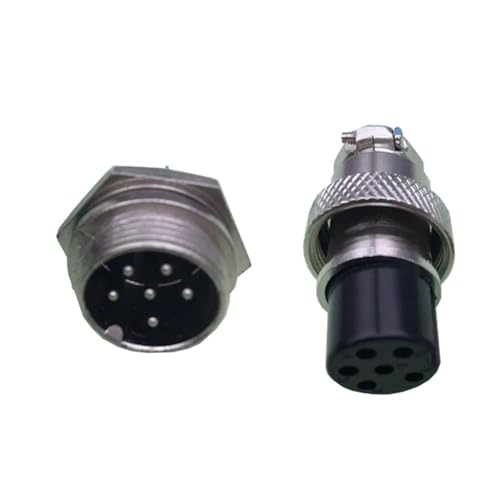 Connecteur aviation GX20-6 6 broches mâle femelle 20mm prise vis câble
