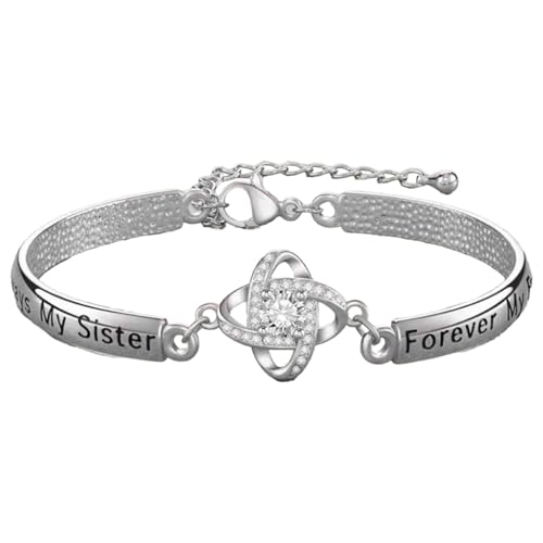 Bracelets Rubber Compatible with Make EternalHeartBracelet Lettering Bracelet Handpiece Bracelet for Sisters Festival Watch for Leather Strap