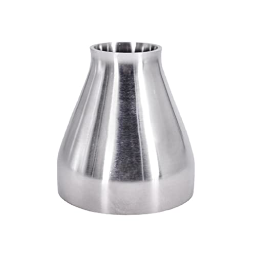 Tri Clamp reducer Size 57mm-76mm OD Butt Weld Reducer SUS 304 Stainless Steel Sanitary Welding Pipe Fitting(57mm -38mm)