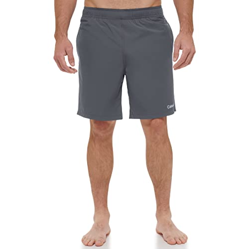Calvin Klein Men's Standard Uv Protected Quick Dry Elastic Wasitband Swim Trunk