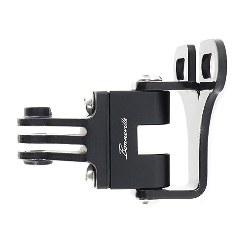 Pince guidon Triumph Thruxton 900 support GPS anti-vibrations en aluminium noir