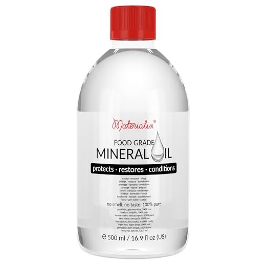Aceite mineral de grado alimenticio Materialix (500ml)