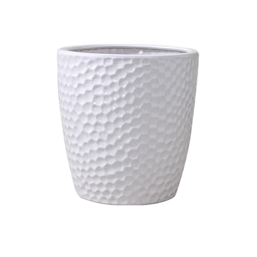 Pots de jardin grand pot de fleurs en céramique avec drainage intérieur - 2