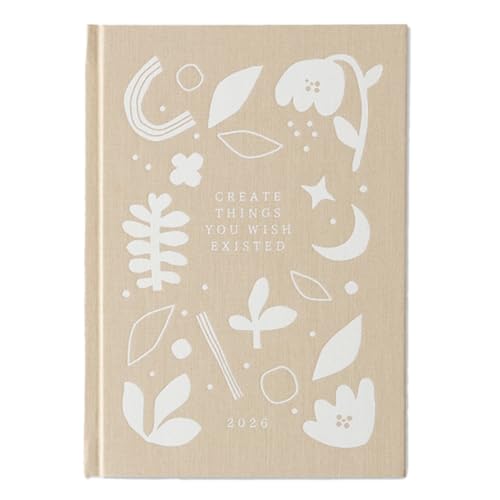 Odernichtoderdoch Achtsamkeitskalender A6 Format | 140 Seiten | Beige | Glückskalender mit Achtsamen Denkanstößen | Hardcover (Achtsamkeitskalender 2026)