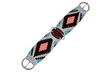 Cheval’s Western Mohair Wool Horse Cinch Saddle Girth with Stainless Steel Buckles, Breathable Durable Equestrian Tack for Trail Riding Barrel Racing & Saddle Use- Mocha Peach, 34