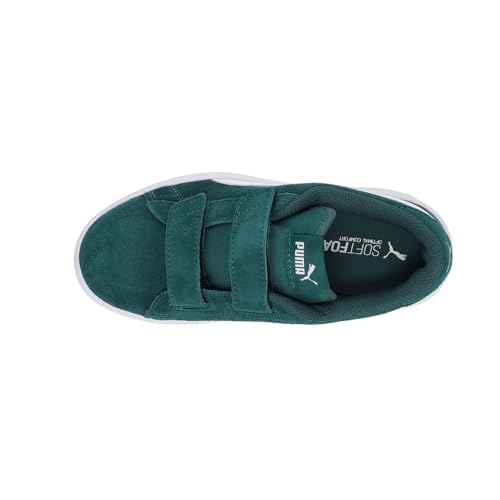 PUMA Kids Boys Smash V2 Suede Slip On Sneakers Shoes Casual - Green - Size 3.5 M4
