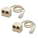【COMPATIBILITÉ BOX FIBRE UNIVERSELLE】Transformez votre installation domestique sans configuration technique. Ce repartiteur est etudié pour se coupler avec les ports des modems. permet de relier deux appareils, tels qu un telephone fixe et un fax, sur une seule sortie. C est une solution pratique pour adapter vos anciens equipements aux nouvelles technologies de fibre optique. ﻿