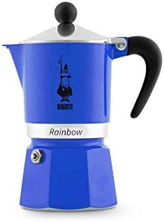 Bialetti Rainbow Caffettiera Colorata, Alluminio, Giallo, 3 Tazze