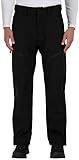 Gerry Men’s Fleece Lined Snow Pants – Waterproof Insulated Ski Pants with Adjustable Waist and Ventilated Thighs (Black, M)
