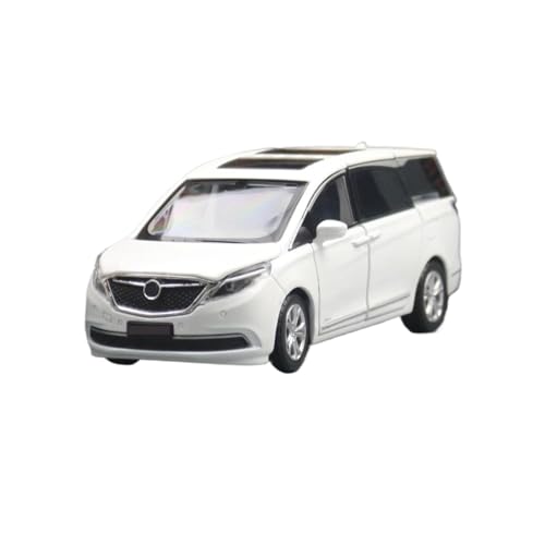 Voiture Buick GL8 ES Avenir 1/32 en métal blanc miniature avec effets sonores et lumineux