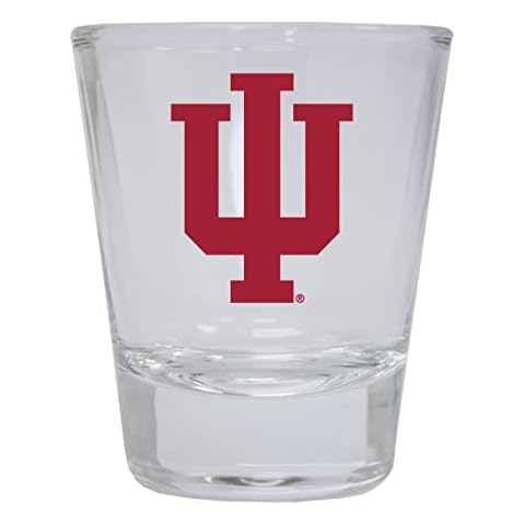 R and R Imports Indiana Hoosiers Round Shot Glass Officially Licensed Collegiate Product Cover