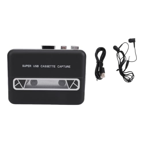 Reproductor de cassette portátil con altavoz integrado convertidor MP3 6