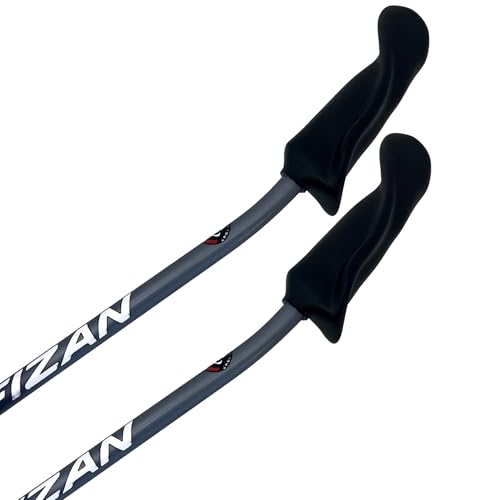 WALX Xcelerator Walking Poles – Adjustable Rehab & Recovery Poles with Strapless Ergonomic Ergo Grip – Lightweight Fitness Poles for Total Body Walking, Support & Comfort