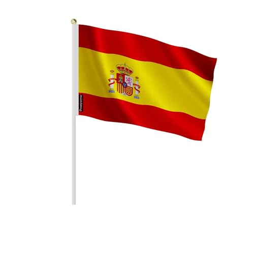 Drapeau Espagne 14x21cm pour supporter et fêter en grand nombre