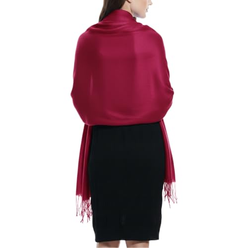 Pashmina Shawl Wraps Cashmere Feel Blanket Scarves Fashion Scarf for Women Evening Wedding Bridesmaid Gifts