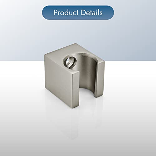 Cinwiny Square Shower Head Holder Wall Mounted Brushed Nickel Handheld Sprayer Hand Held Showerhead Bracket Solid Brass #TOP5