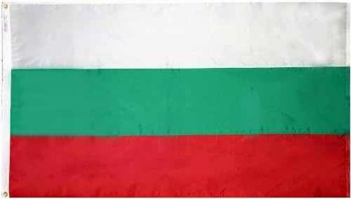 Bulgaria - 3' x 5' Nylon World Flag