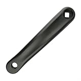 Fauhapyway Bras de manivelle de rechange pour vélo en alliage d'aluminium de 170 mm avec trou losange pour vélo d'appartement à moteur à entraînement moyen