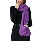 Coupe : Coupe classique Chale Femme Robe Hiver Chaud Plaid Poncho Chic Et Elegant Cape Polaire Manteau Châles Echarpes Foulards Veste Mi Saison Foulard Noir