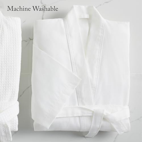 The Ritz-Carlton Pique Kimono Robe - One Size Fits Most - White2