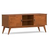 SIMPLIHOME Ela Solid Wood TV Stand