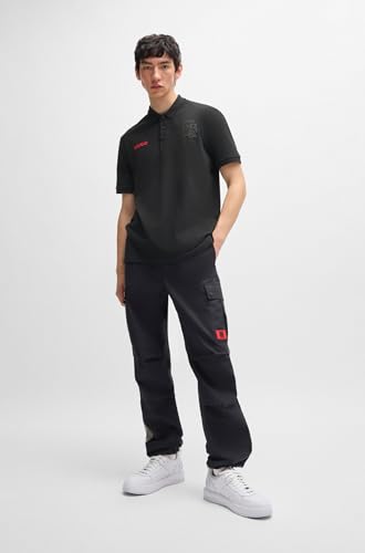 HUGO Men's F1 2024 Racing Bull Team Logo Polo Tshirt3