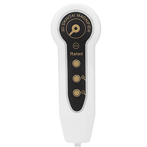 Analyseur de Cheveux de Diagnostic de Peau,50X 200X,Analyseur de Détecteur Grossissant d'humidité D'huile de Follicule Pileux de Cuir Chevelu Rechargeable,Pigments Cutanés