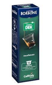 corposità deciso ed intensa 100 Capsule Caffé Miscela DEK compatibile Caffitaly System