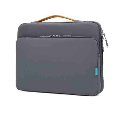 Étui pour ordinateur portable en tissu Oxford Premium, sacoche de bureau business grise