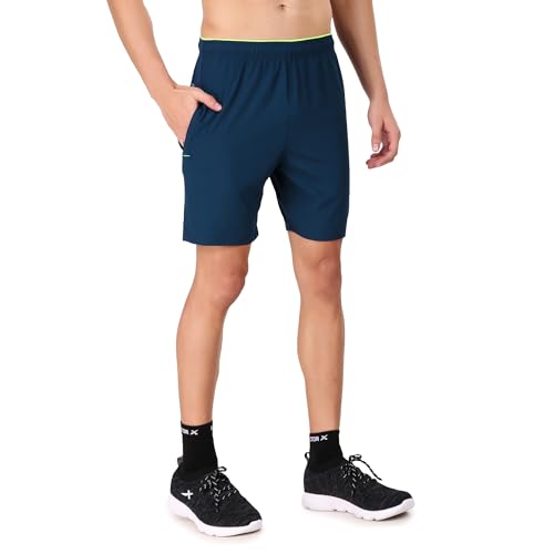 Image of VECTOR X Solid Men Sports Shorts Polyester with Right Pocket (Pack of 1)